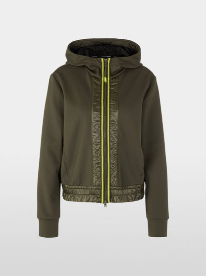 Marc Cain_Olive Drab_Sporty Jacket with Contrasting Stripes_ZS 31.08 J18_595_07
