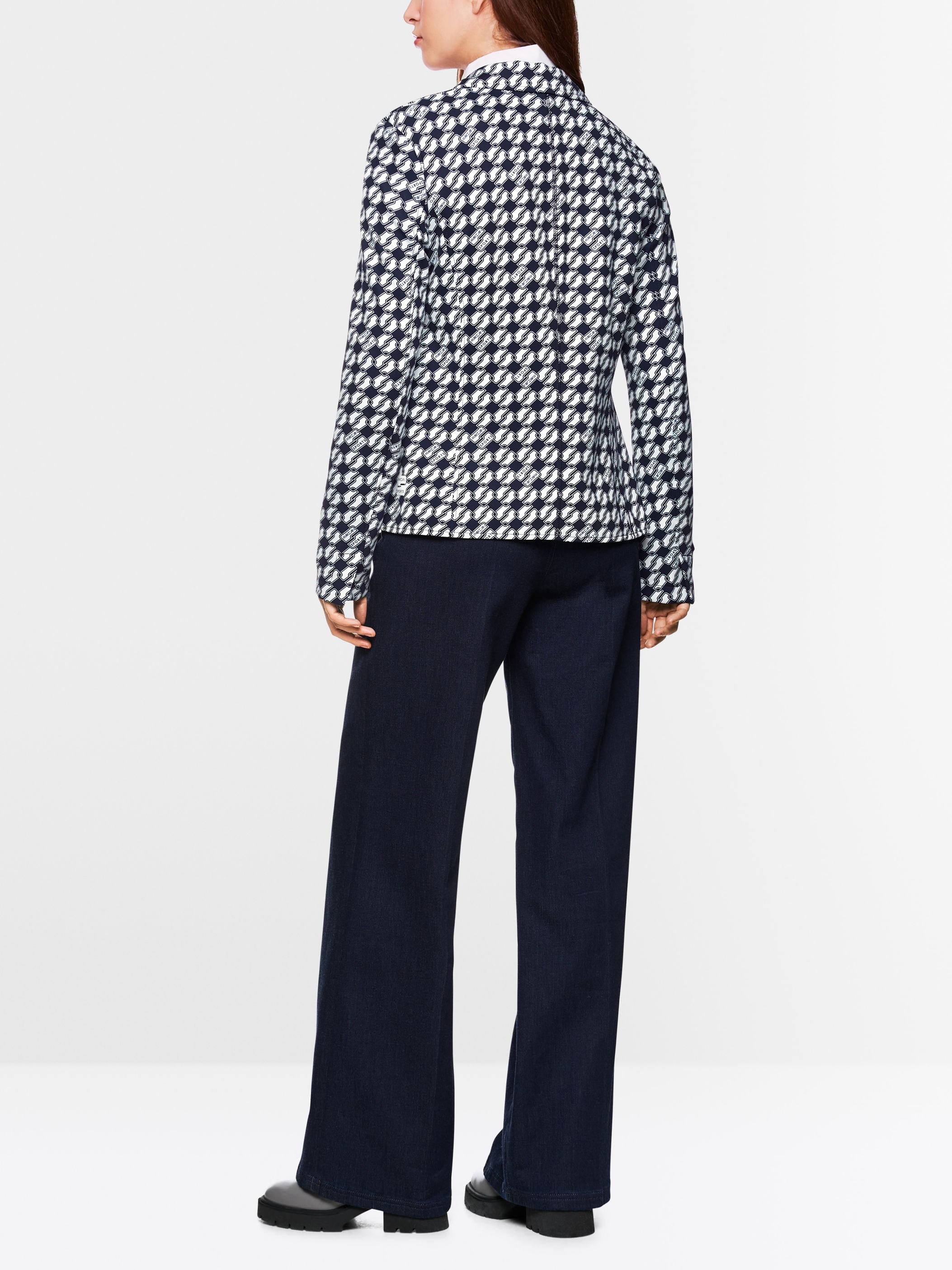 Marc Cain_Navy_Printed Blazer_ZS 34.08 J07_394_03