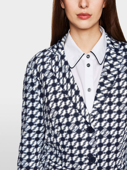 Marc Cain_Navy_Printed Blazer_ZS 34.08 J07_394_04