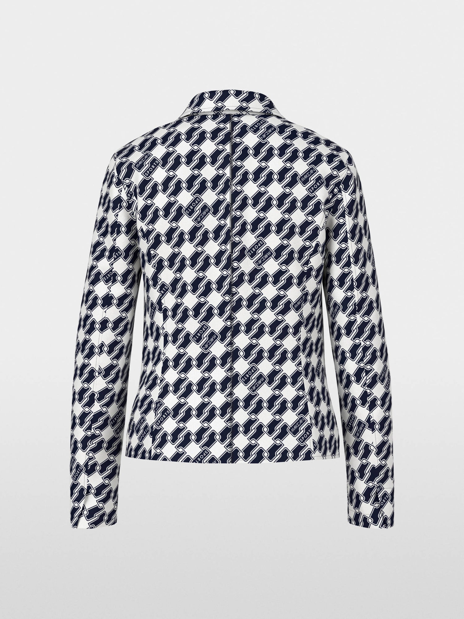 Marc Cain_Navy_Printed Blazer_ZS 34.08 J07_394_08