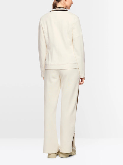 Marccain_Bright Ecru_Single-Breasted Blazer in Beaver_ZS 34.09 J09_112_02