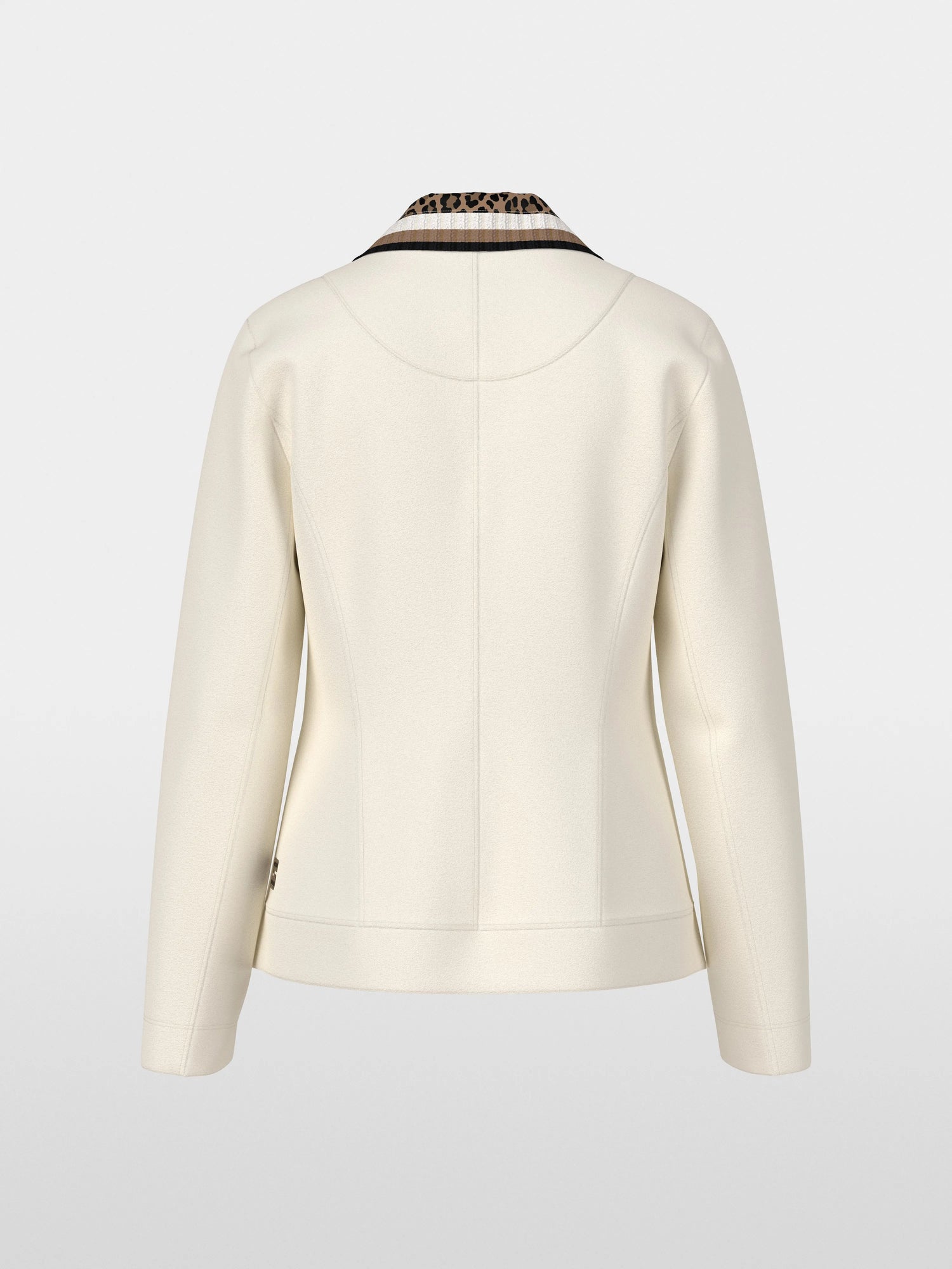 Marccain_Bright Ecru_Single-Breasted Blazer in Beaver_ZS 34.09 J09_112_08