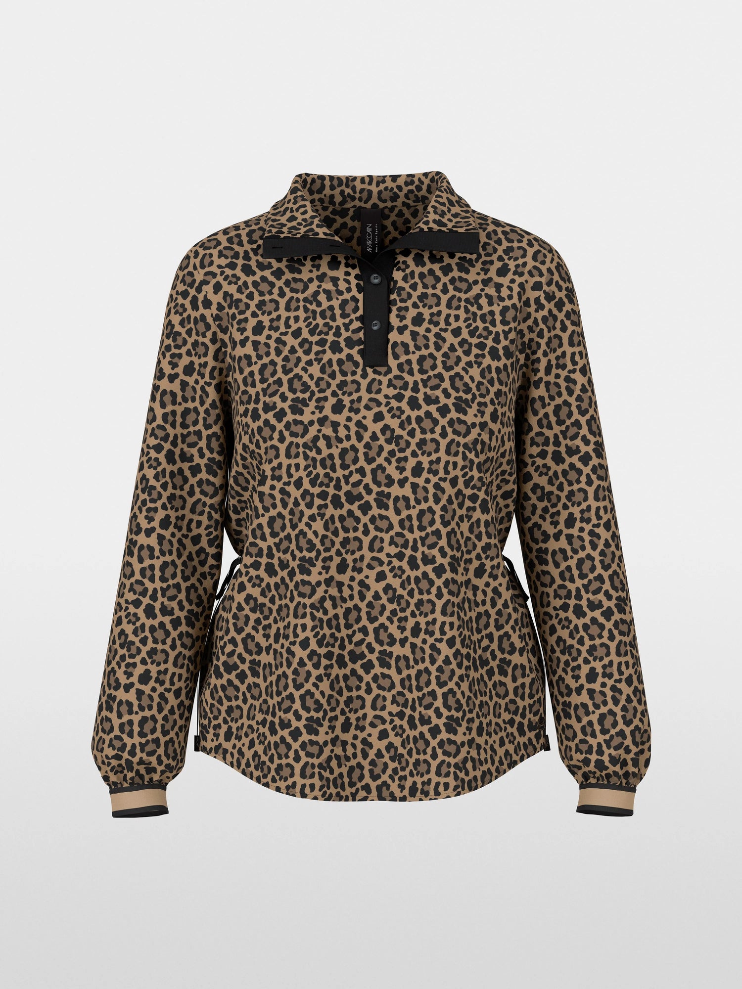 Marccain_Milk Coffee_Viscose Blouse with Leopard Print_ZS 51.17 W34_624_06