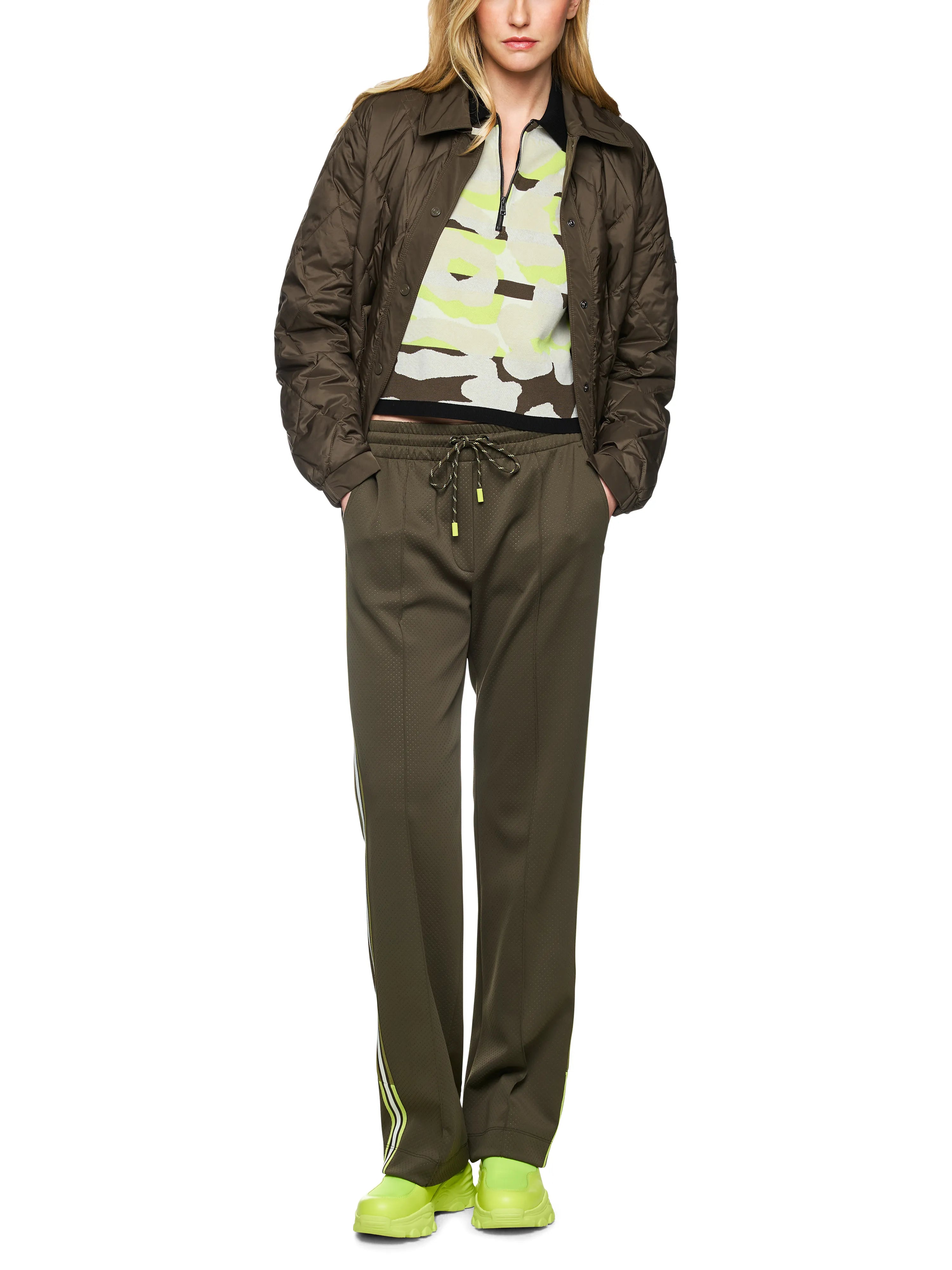 Marc Cain_Olive Drab_WASHINGTON Jogging Trousers_ZS 81.26 J18_595_01