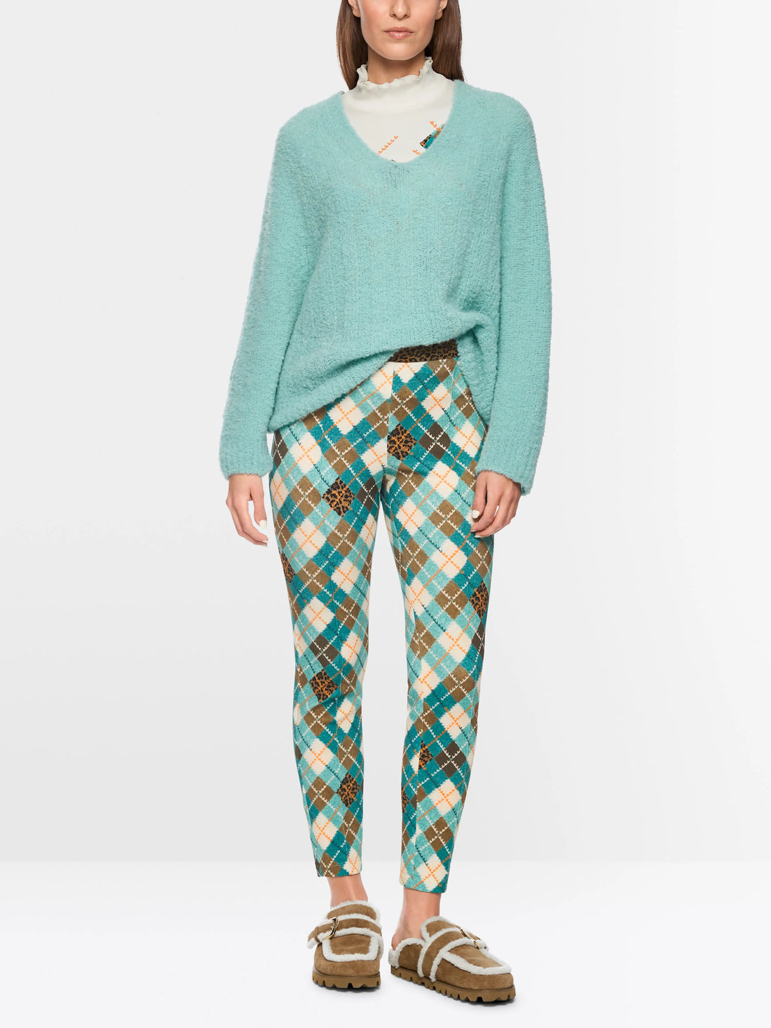 Marccain_Soft Teal_Tight 7/8 Sofia Trousers with Waistband_ZS 81.27 J62_507_01