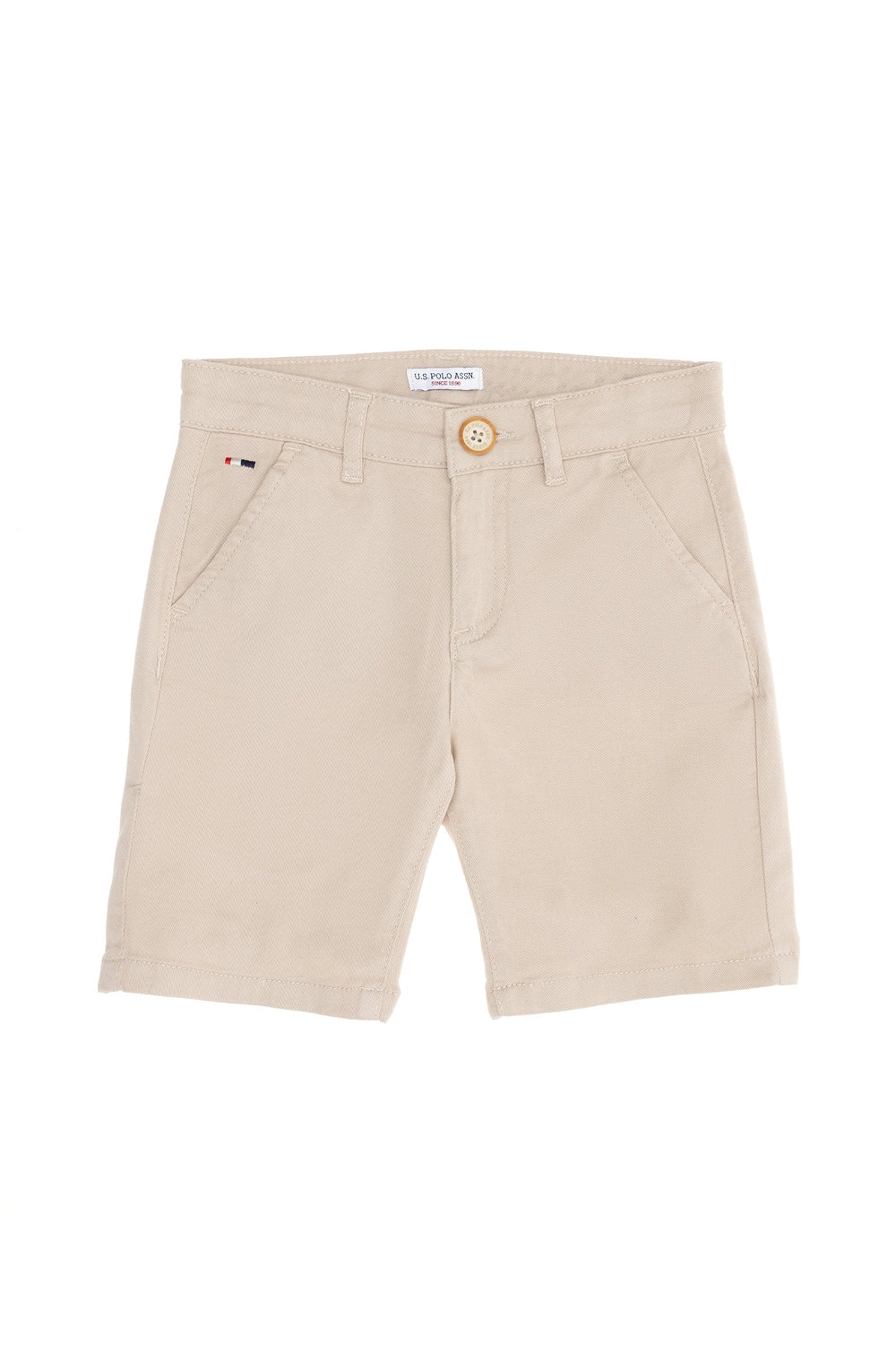 Beige Chino Shorts