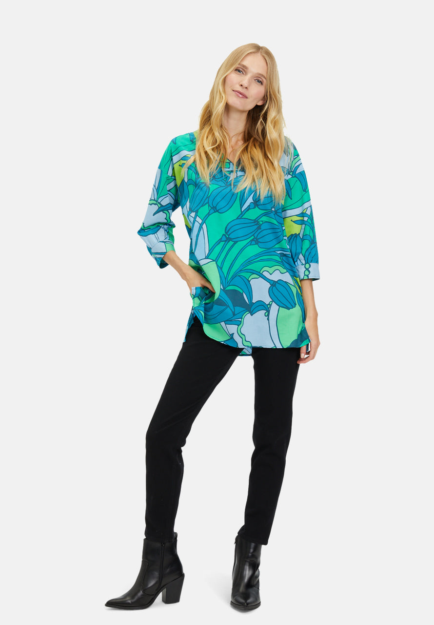 Betty Barclay Slip-On Blouse With Pattern