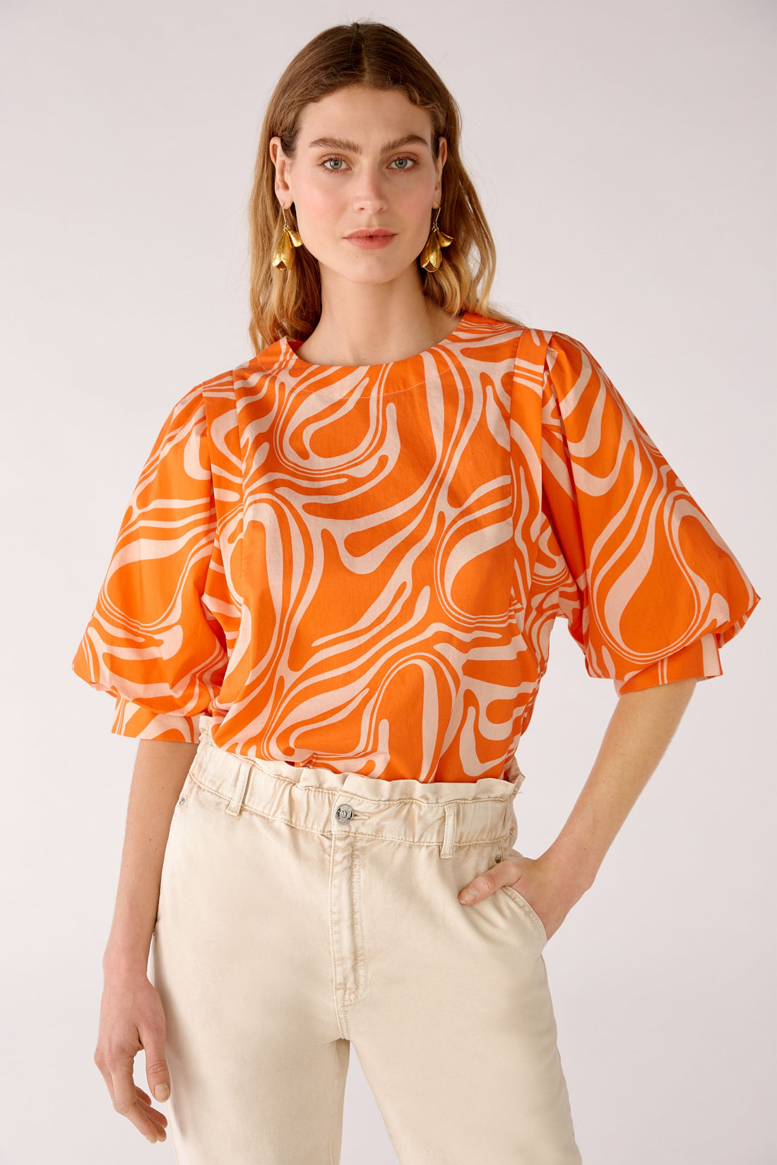 Blouse In Pure Cotton - BEVAVA