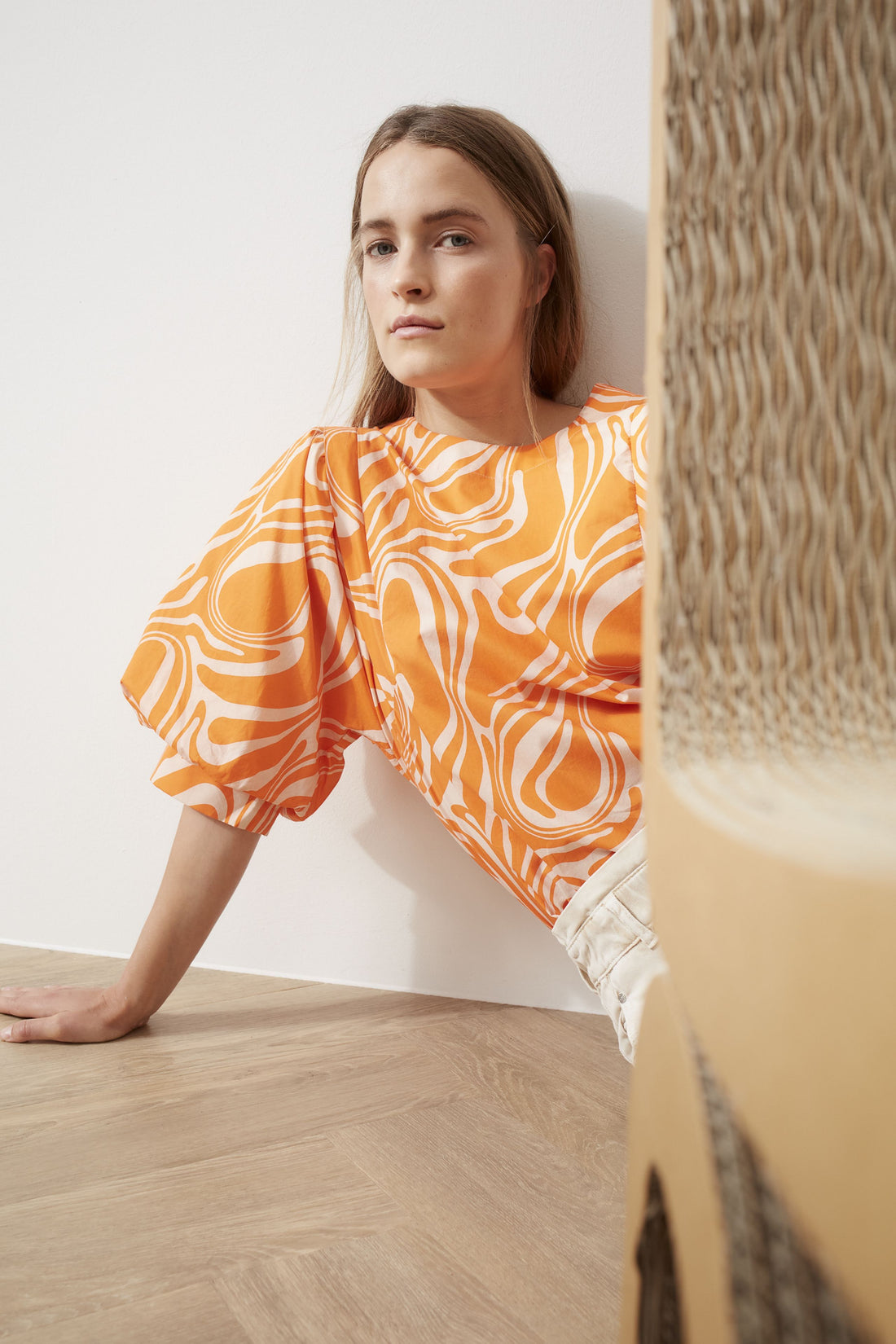Blouse In Pure Cotton - BEVAVA