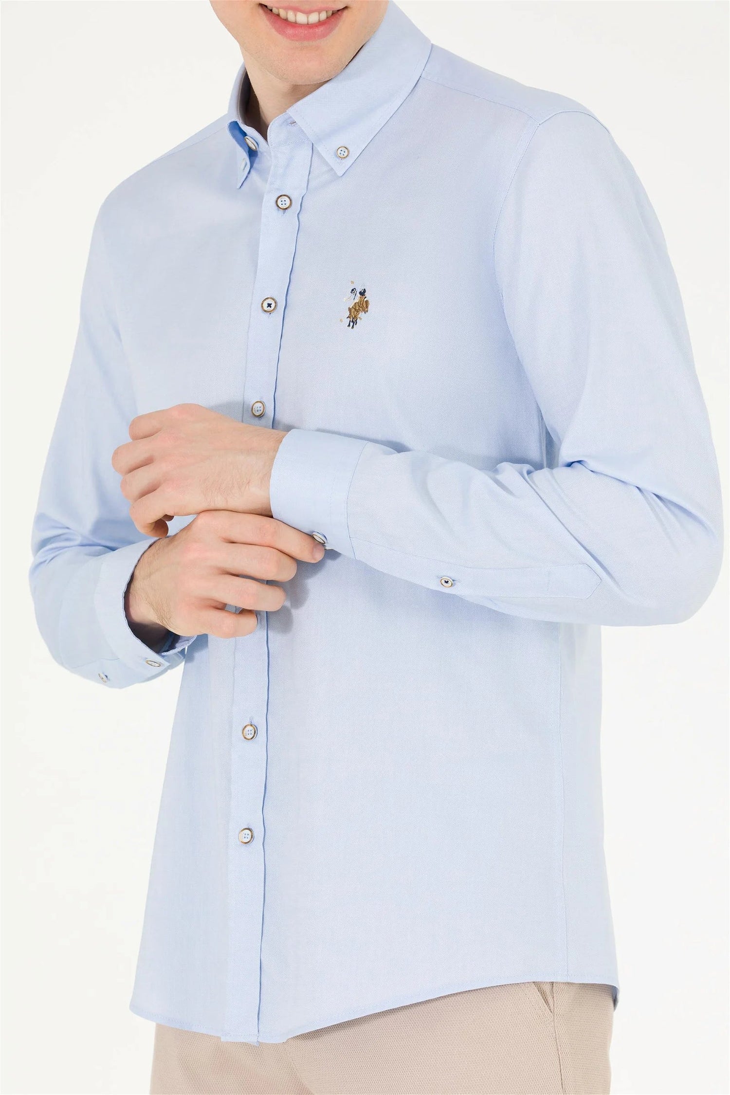 Blue Long Sleeve Shirt