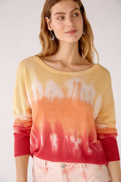 Jumper In Linen-Cotton Blend