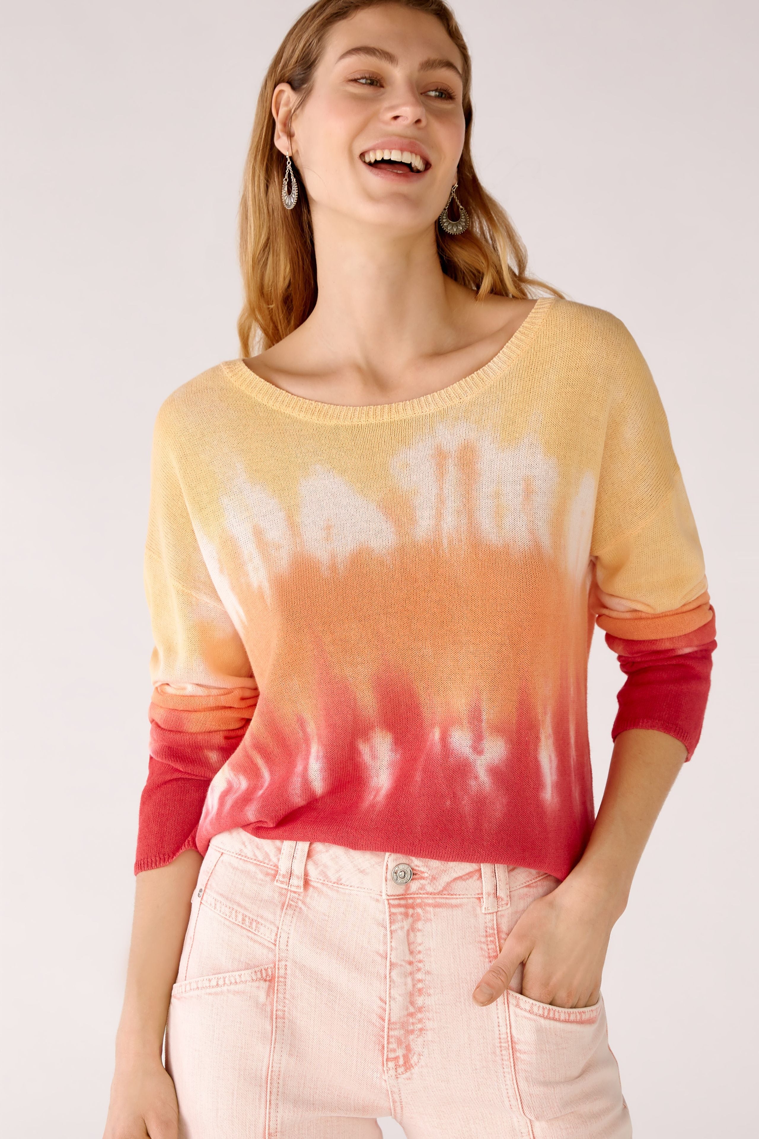 Jumper In Linen-Cotton Blend