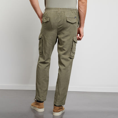 Khaki Cargo Trousers - 03