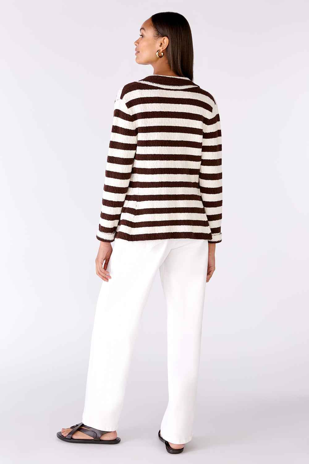 Knitted Blazer Cotton Blend Oui