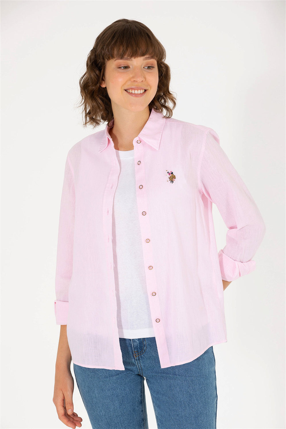Light Pink Long Sleeve Shirt