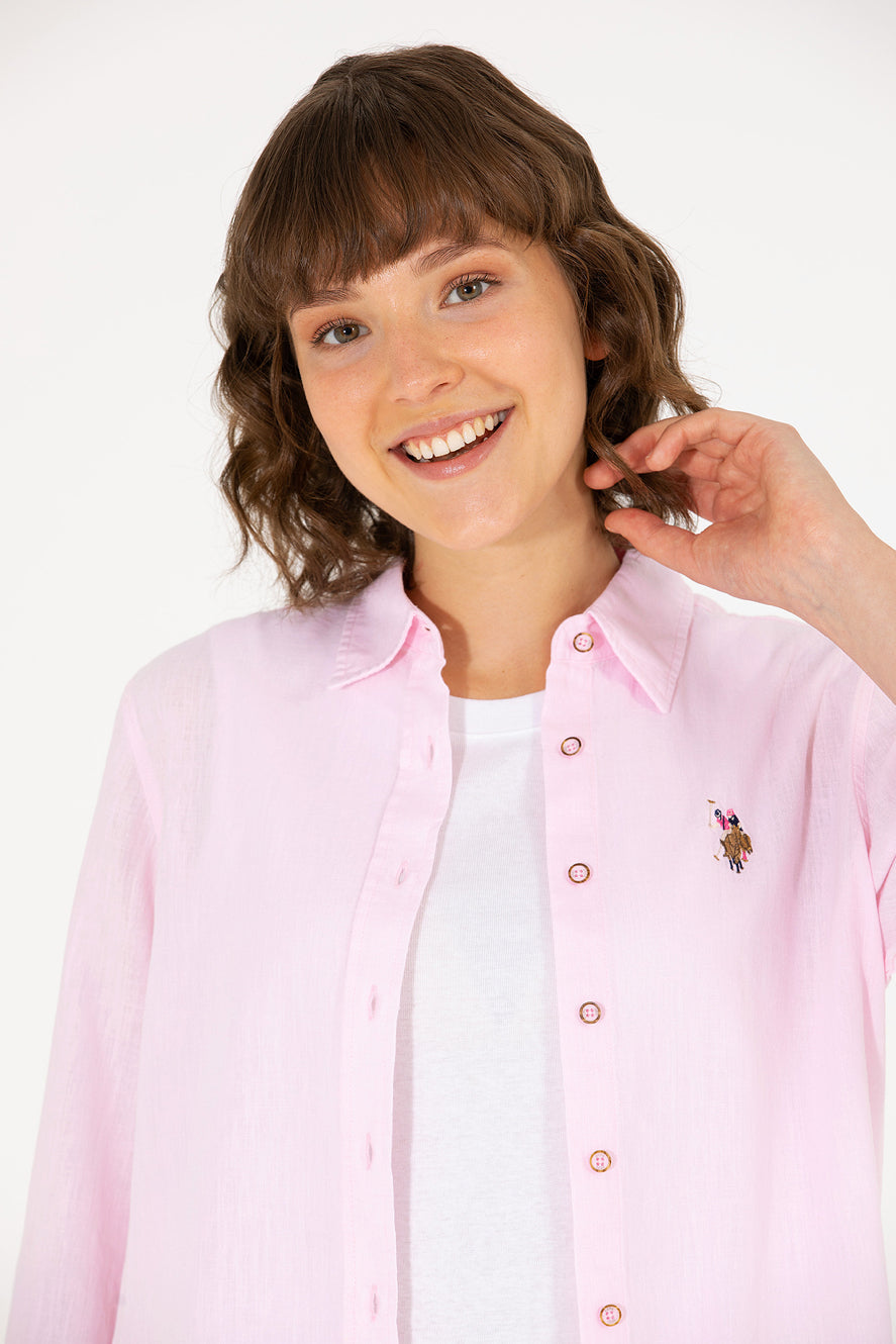 Light Pink Long Sleeve Shirt