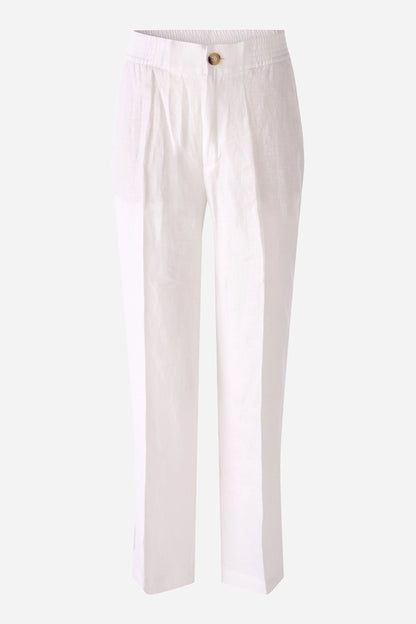 Linen Pants Cropped Length