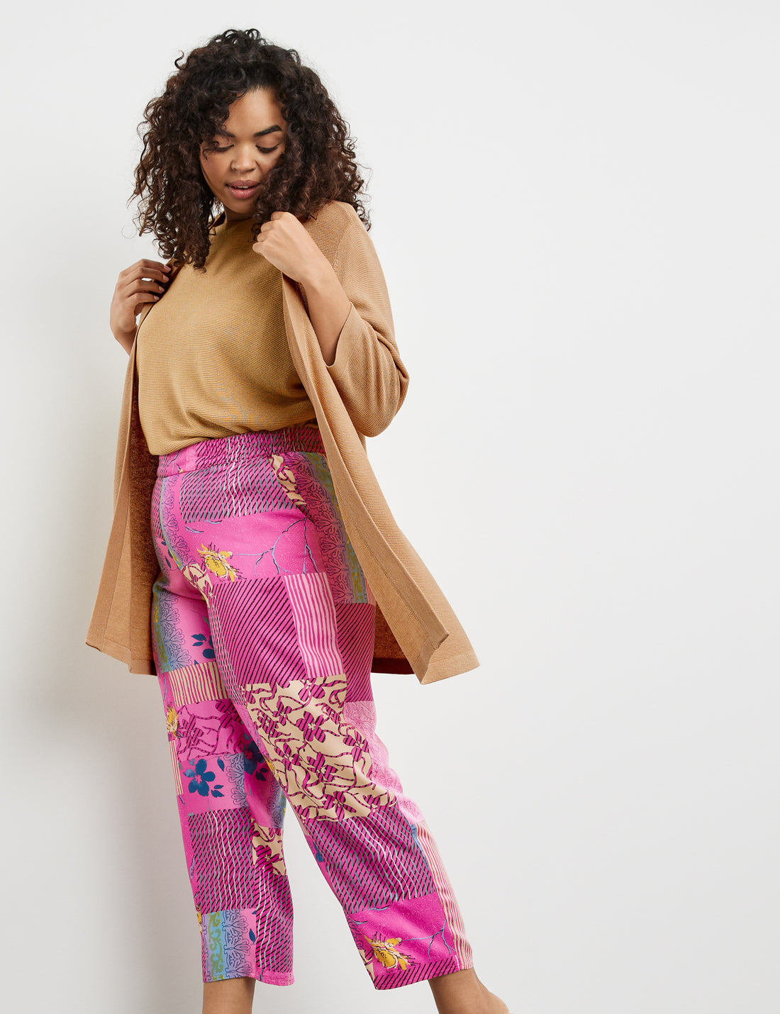 Long Cardigan With Mid-Length Sleeves