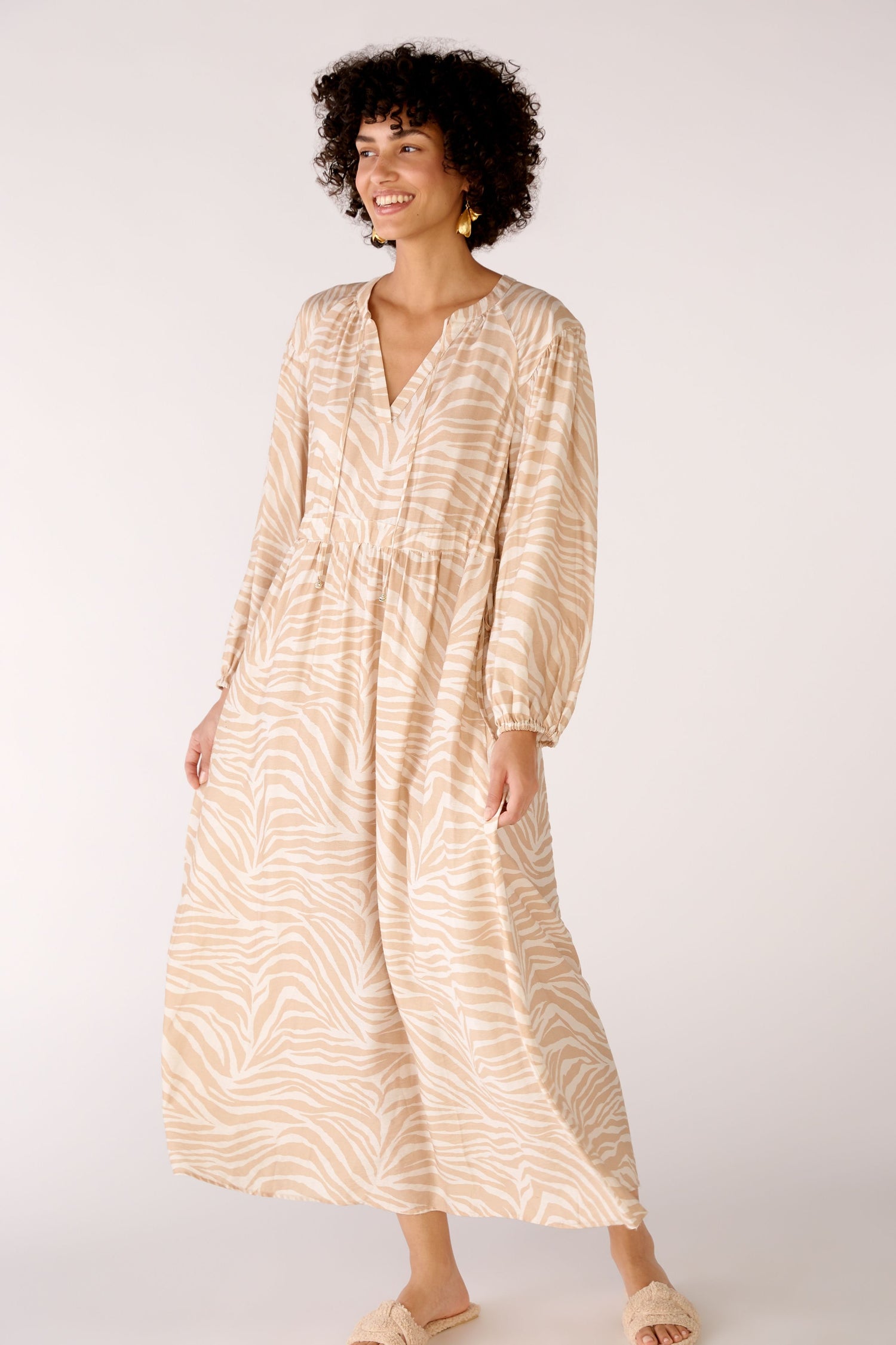 Maxi Dress In Viscose Blend