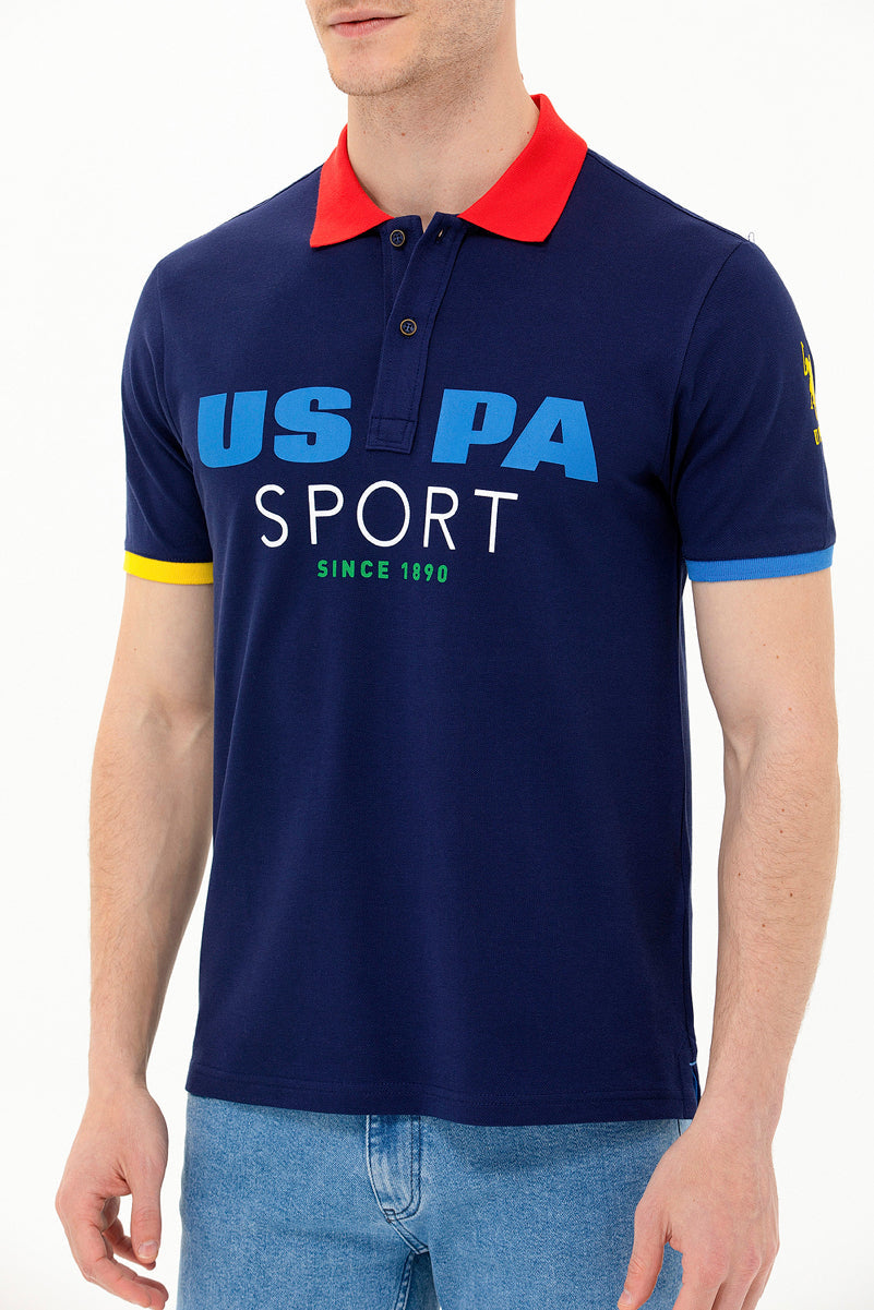 Multi-Color Short Sleeve Polo Shirt