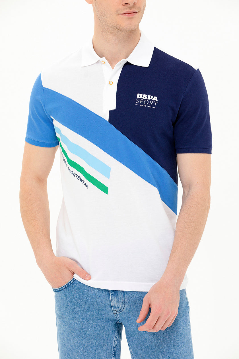 Multi-Color Short Sleeve Polo Shirt