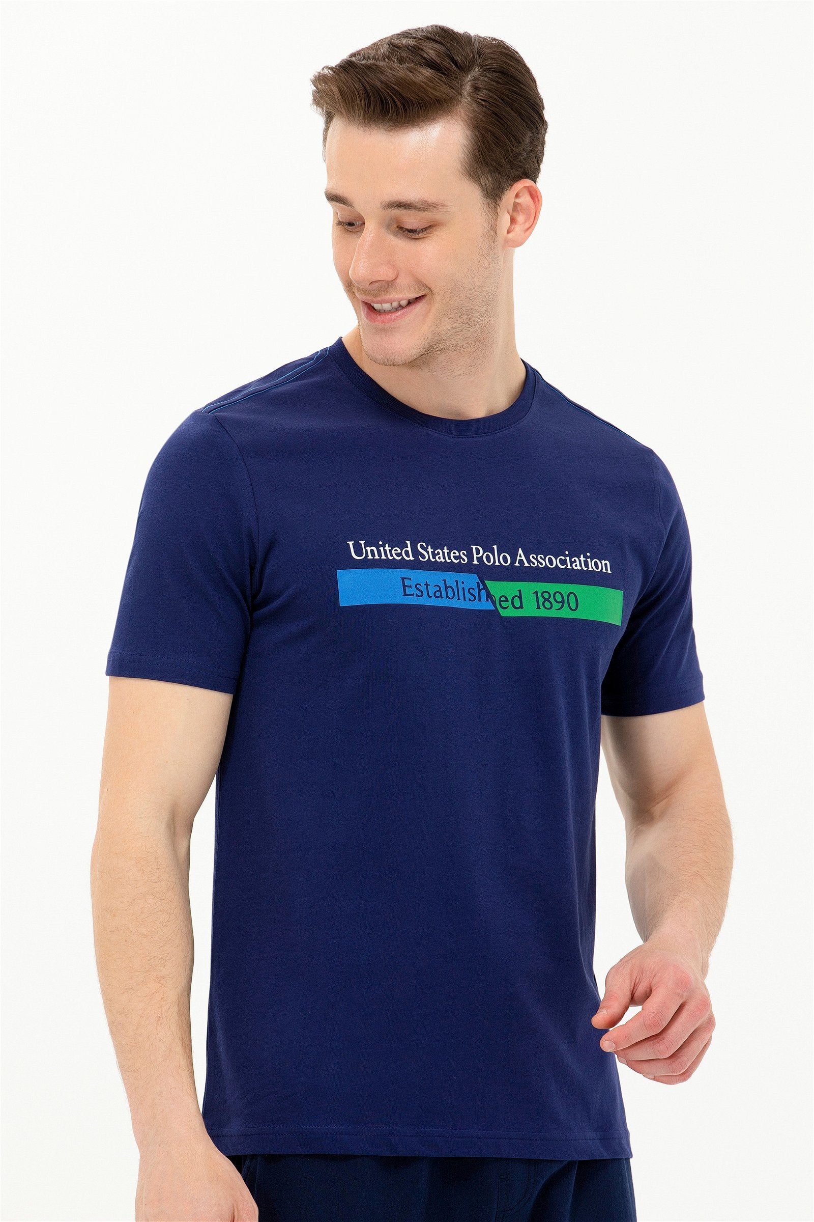 Navy Blue Short Sleeve T-Shirt