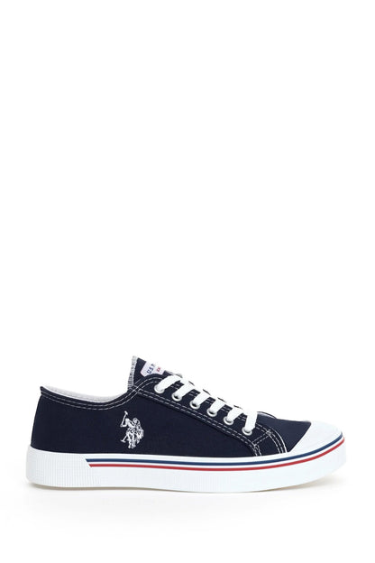 Navy Low Top Trainers