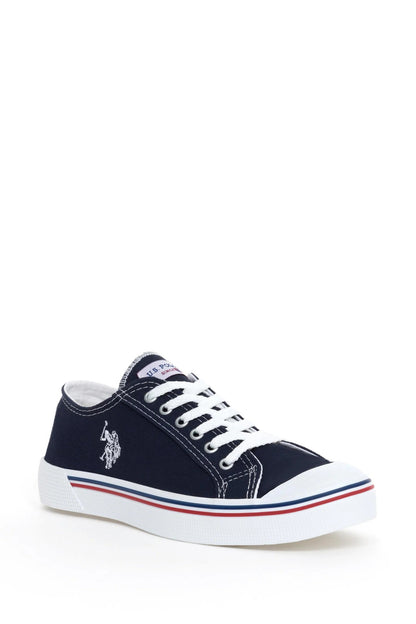 Navy Low Top Trainers