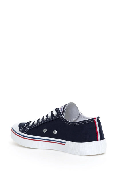 Navy Low Top Trainers