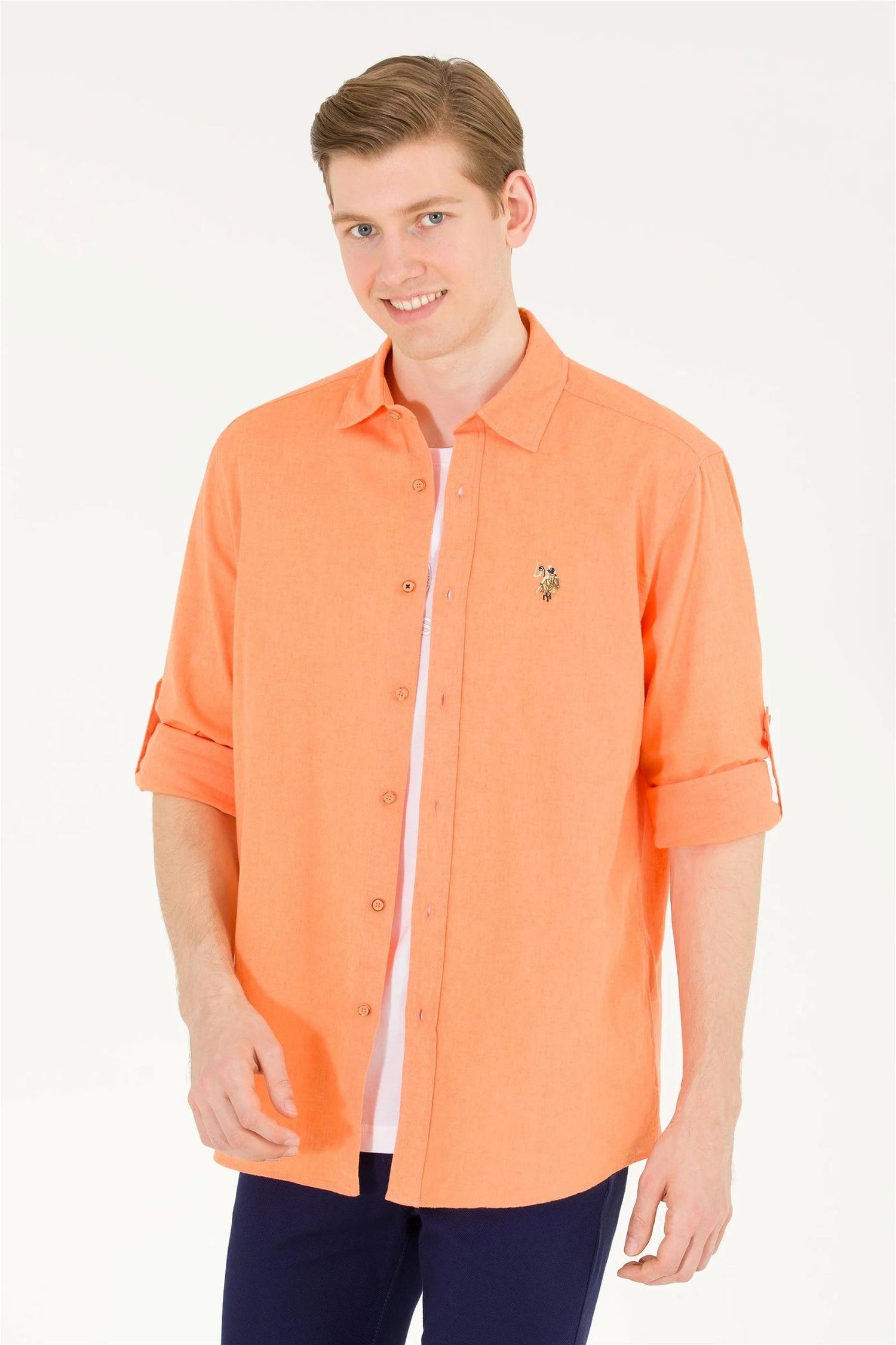 Orange Long Sleeve Shirt