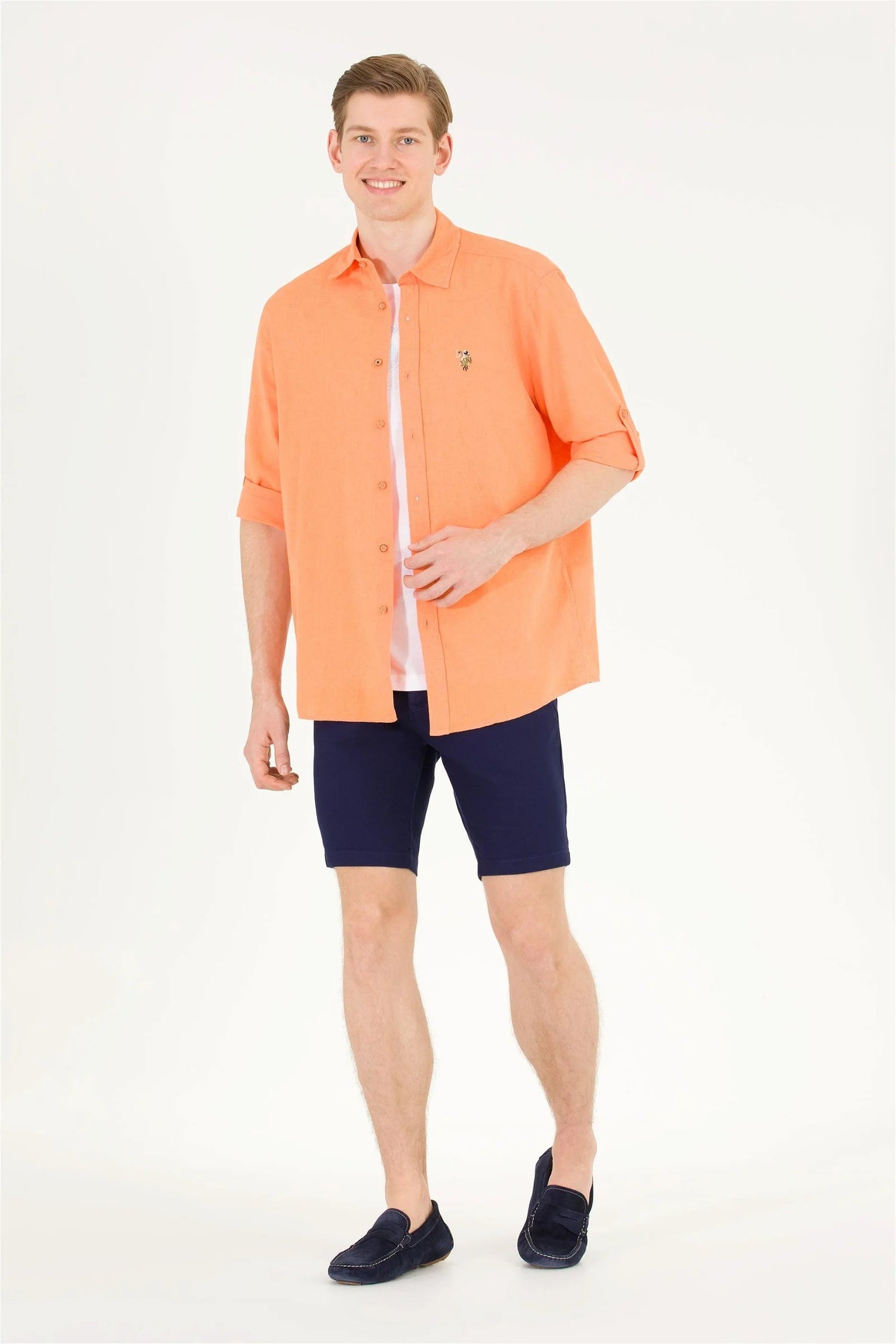 Orange Long Sleeve Shirt