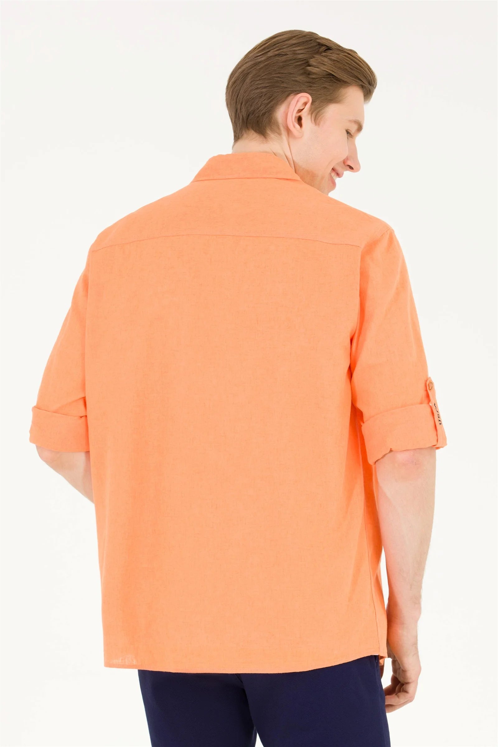 Orange Long Sleeve Shirt