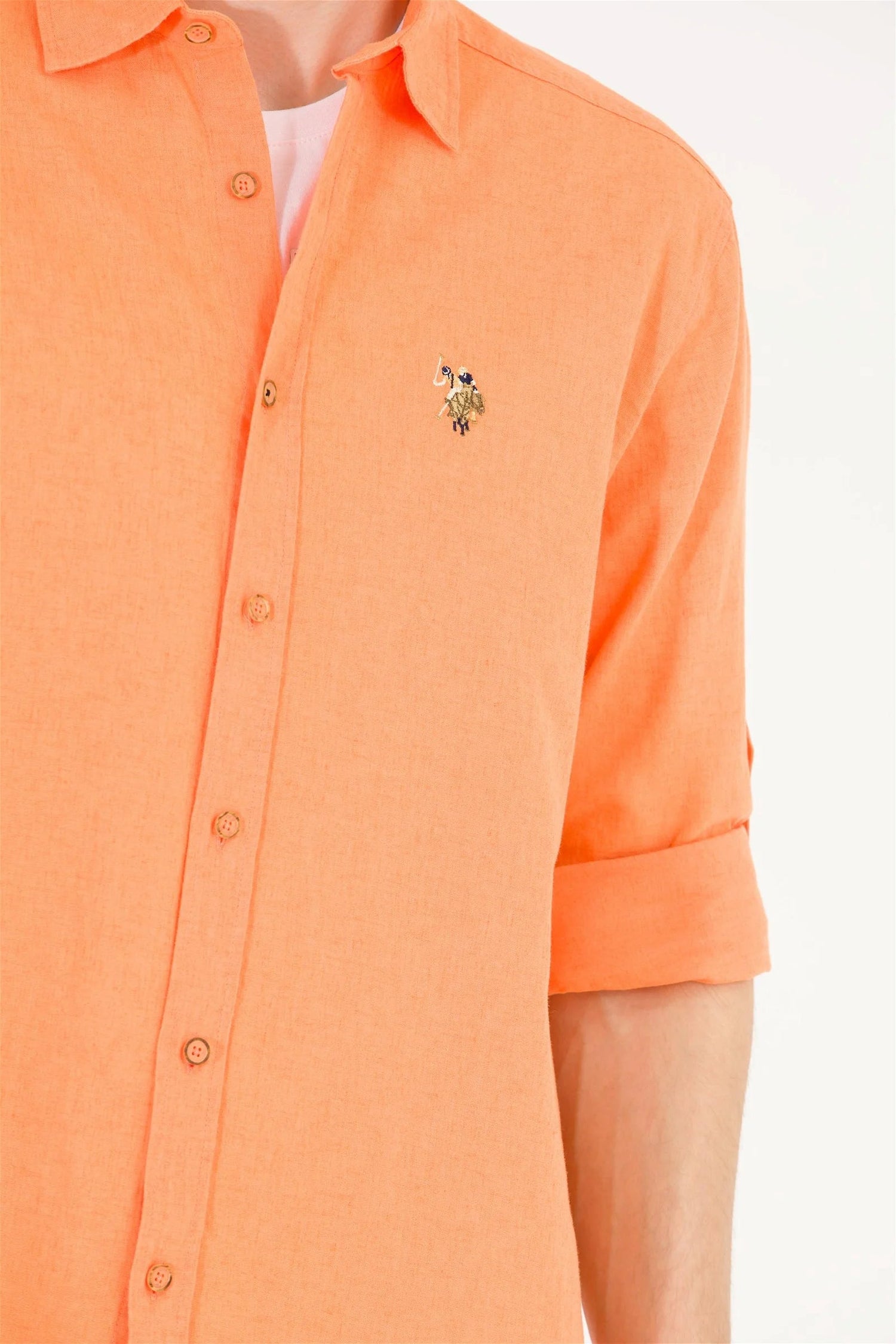 Orange Long Sleeve Shirt