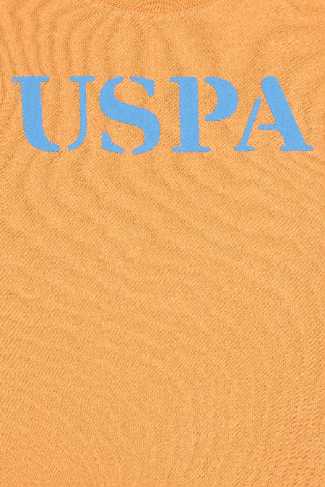 Orange Short Sleeve T-Shirt With Graphics