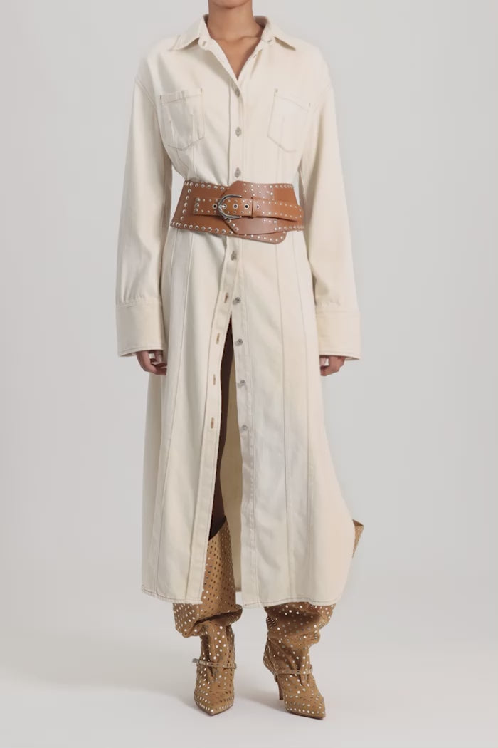Overshirt Maxi Dress Mankind Solitary Star