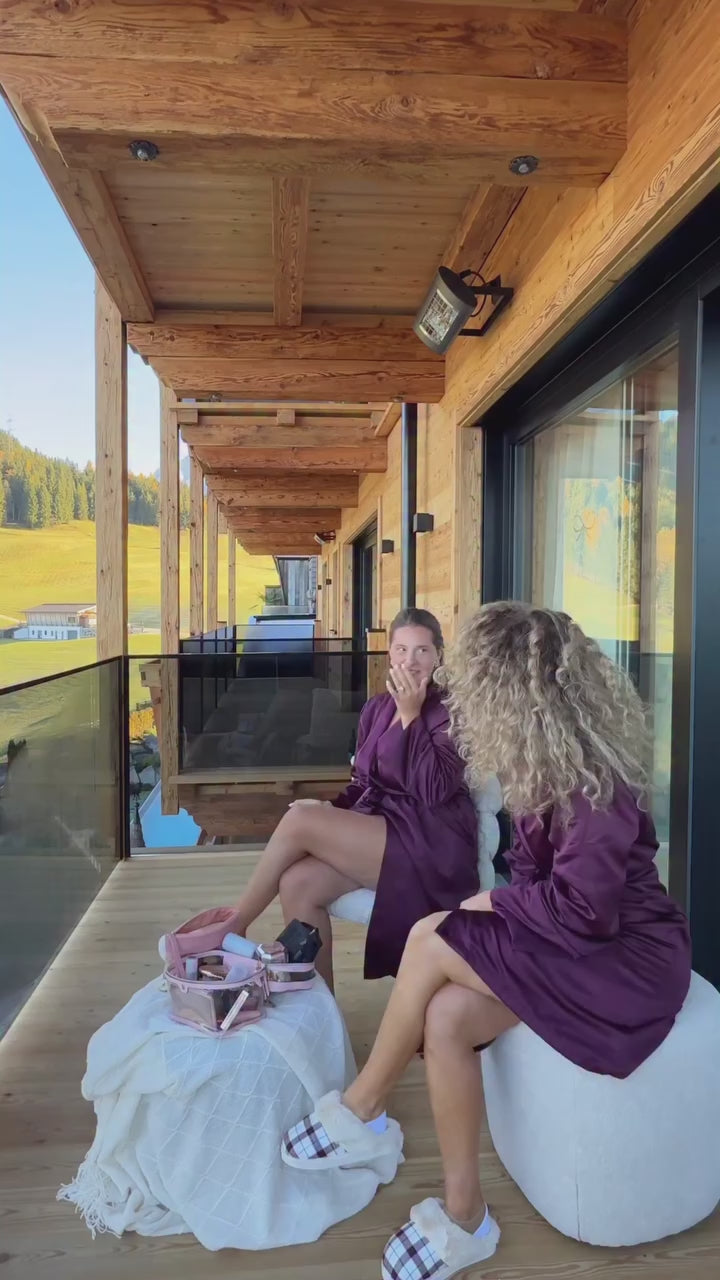 Hunkemoller_Purple_Satin Fleece Bathrobe_303597_Fig