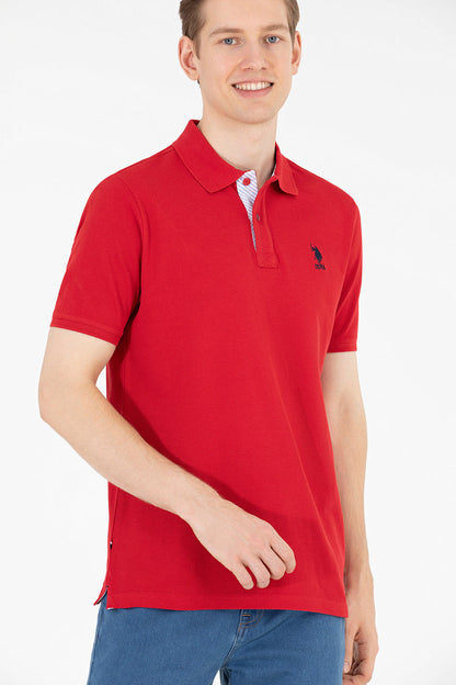 Red Short Sleeve Polo Shirt