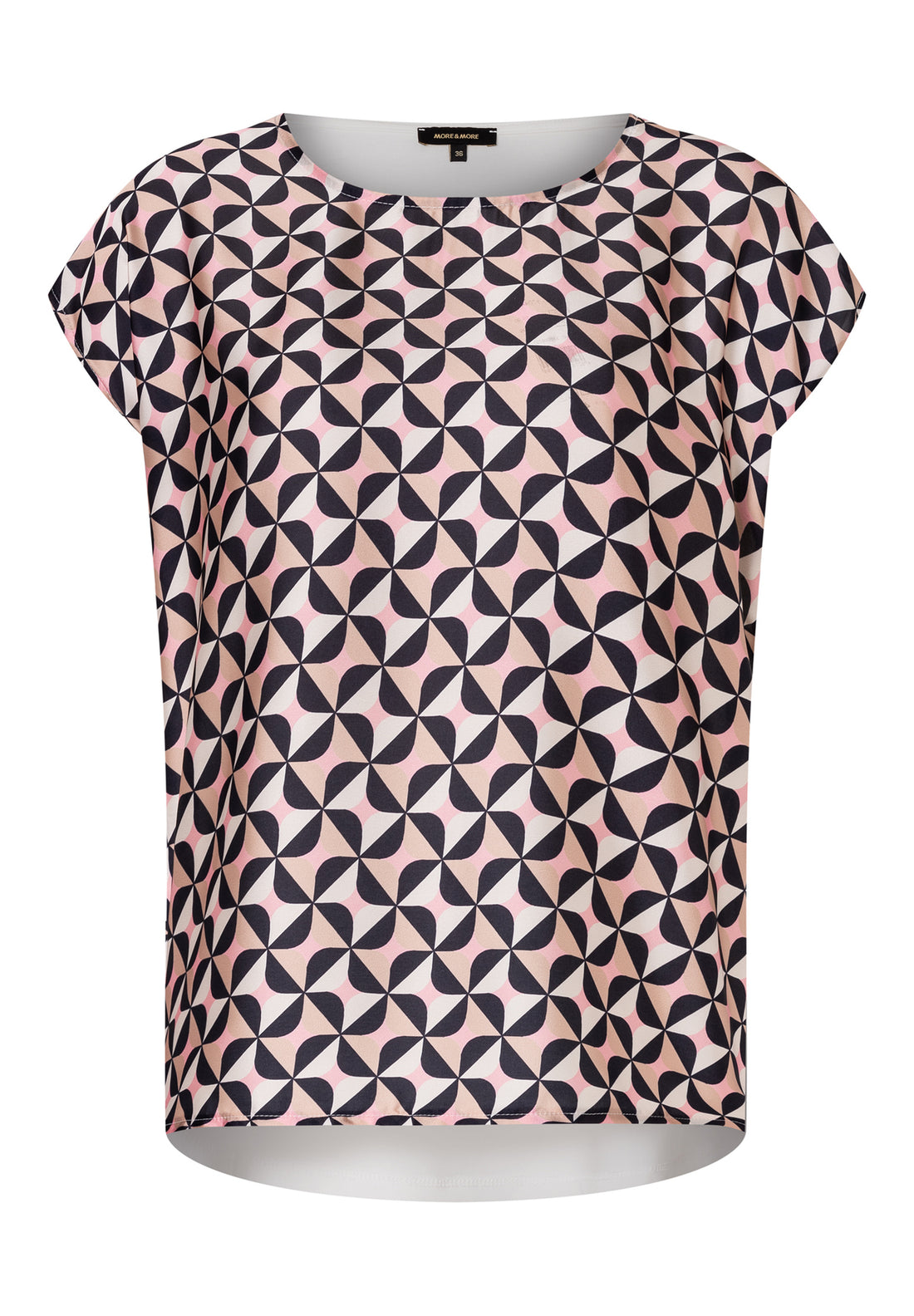 Shirt, Graphic Print, Pink - 01