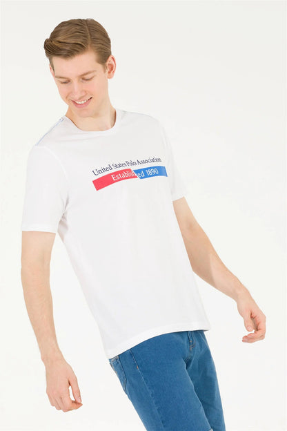 White Short Sleeve Graphic T-Shirt