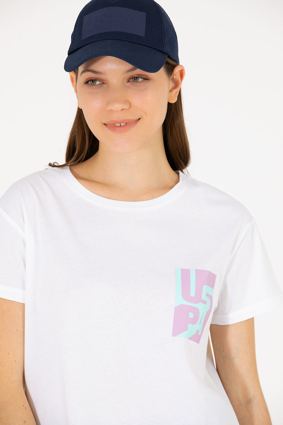 White Short Sleeve T-Shirt With Graphics