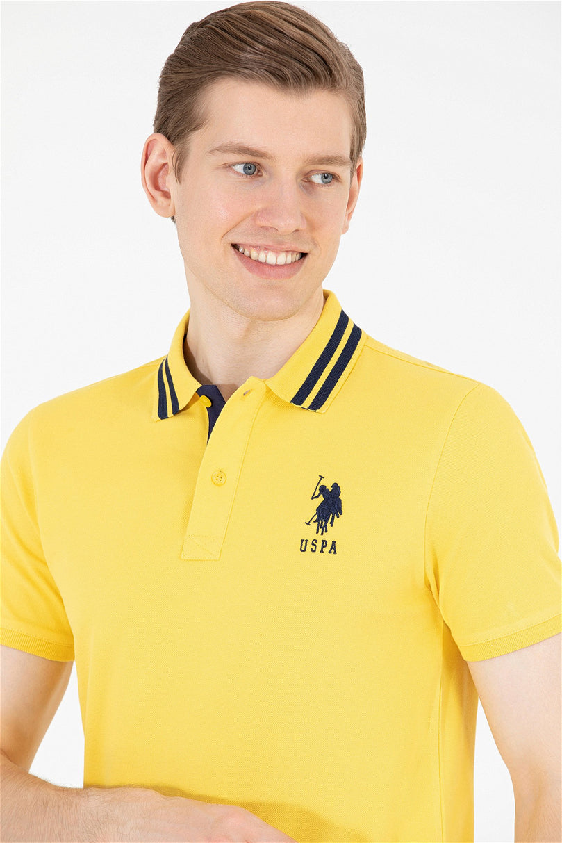 Yellow Short Sleeve Polo Shirt