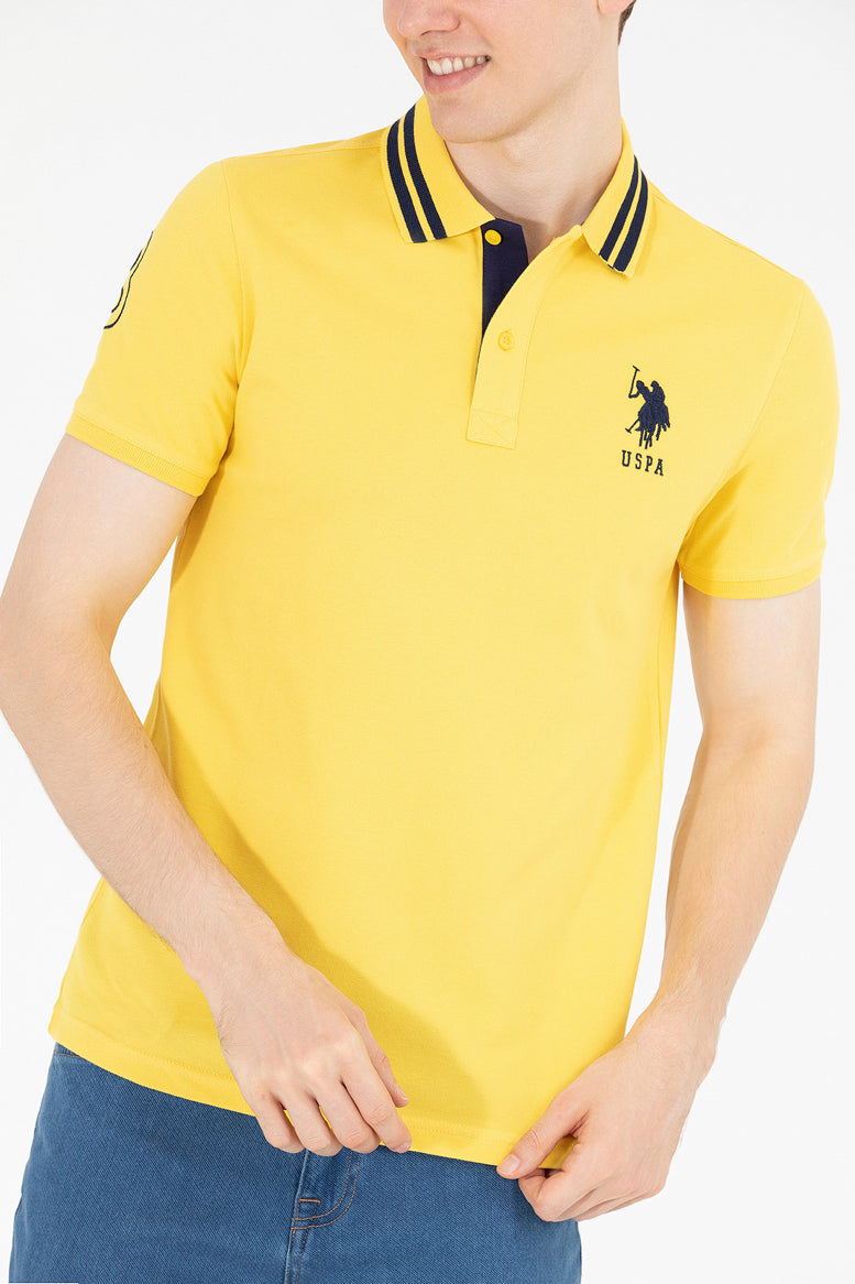 Yellow Short Sleeve Polo Shirt