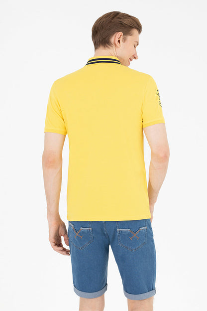 Yellow Short Sleeve Polo Shirt