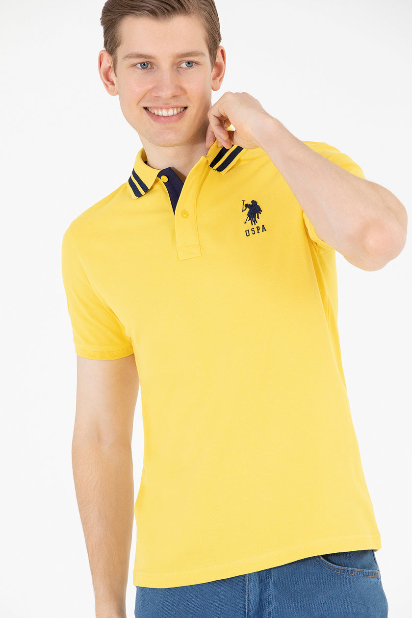 Yellow Short Sleeve Polo Shirt