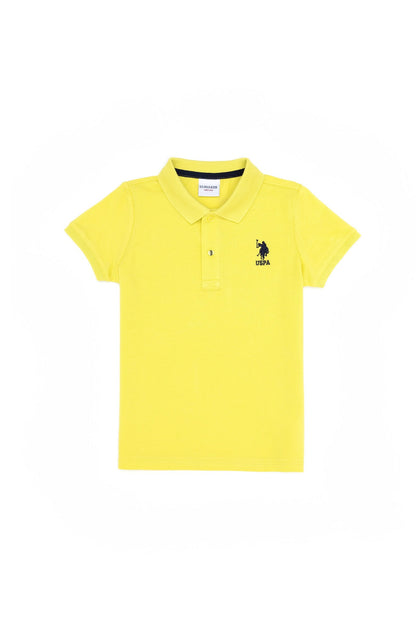 Yellow Short Sleeve Polo Shirt