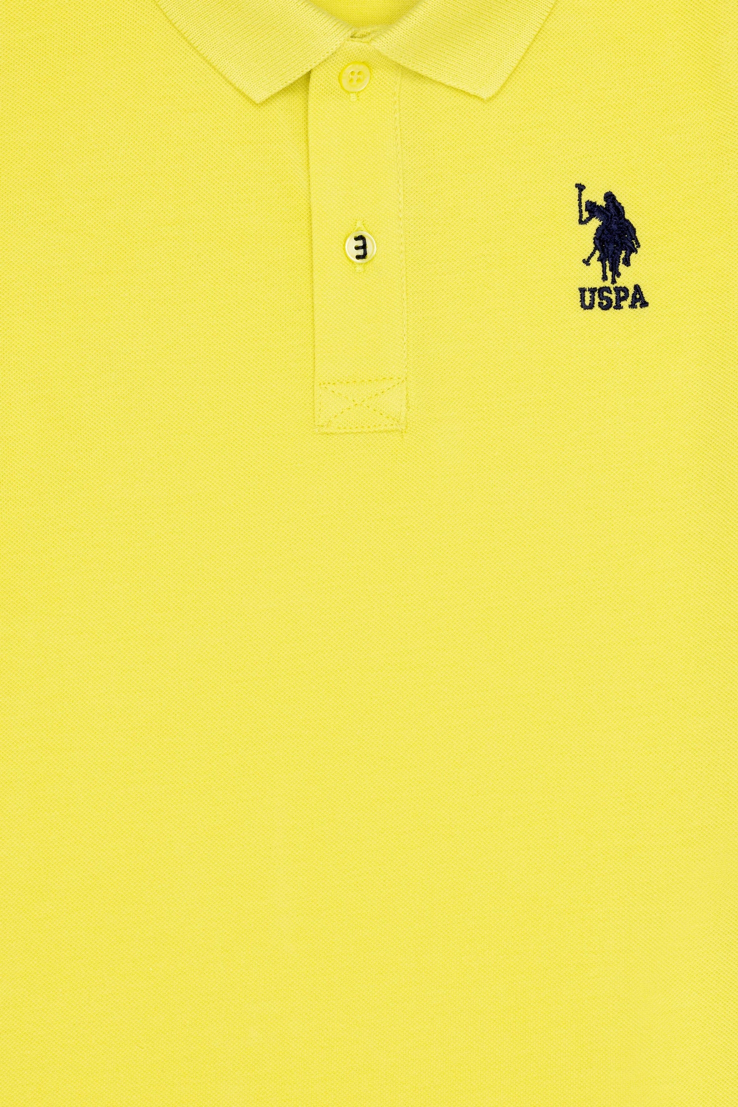 Yellow Short Sleeve Polo Shirt