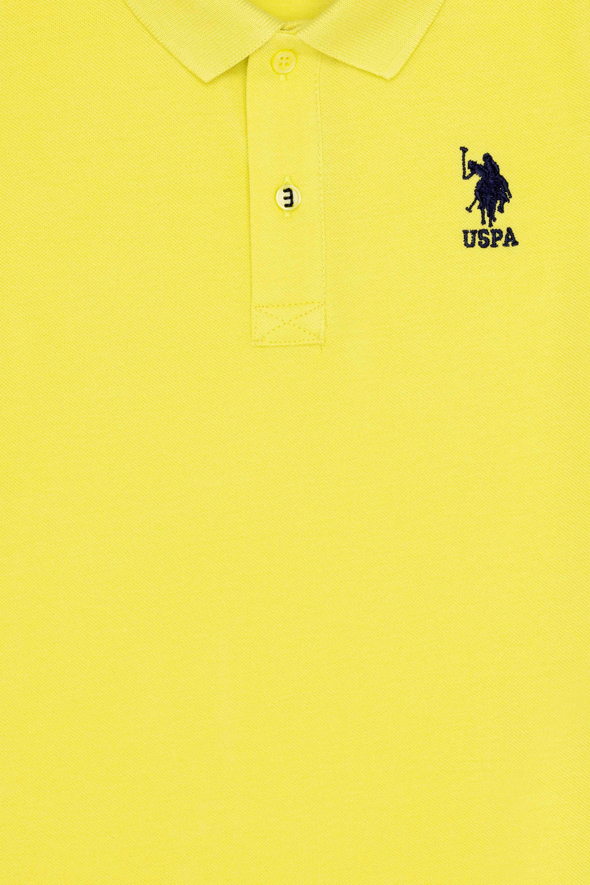 Yellow Short Sleeve Polo Shirt