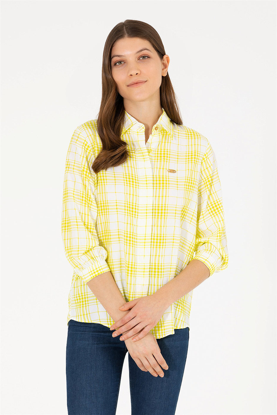 Yellow Striped Long Sleeve Shirt
