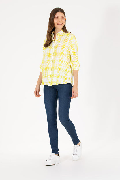 Yellow Striped Long Sleeve Shirt