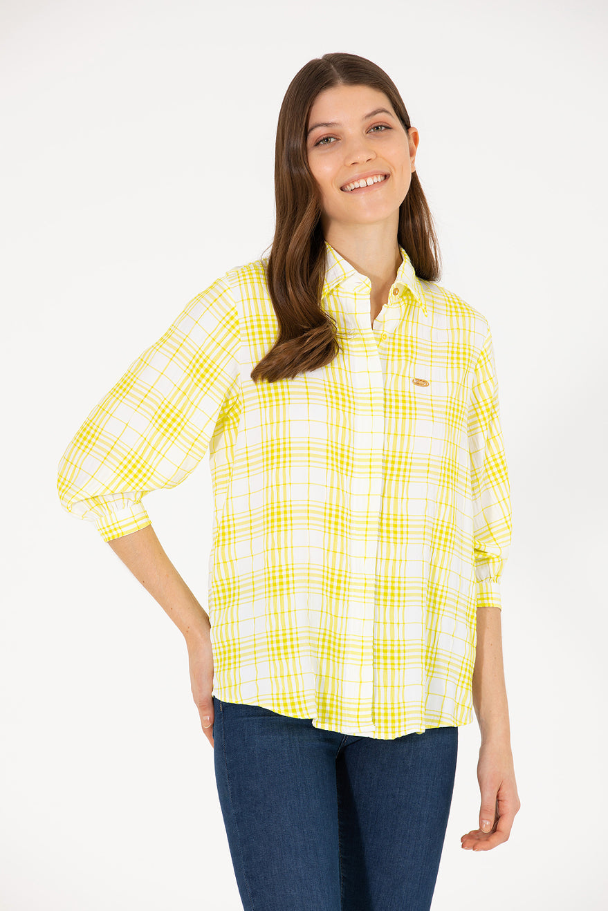 Yellow Striped Long Sleeve Shirt